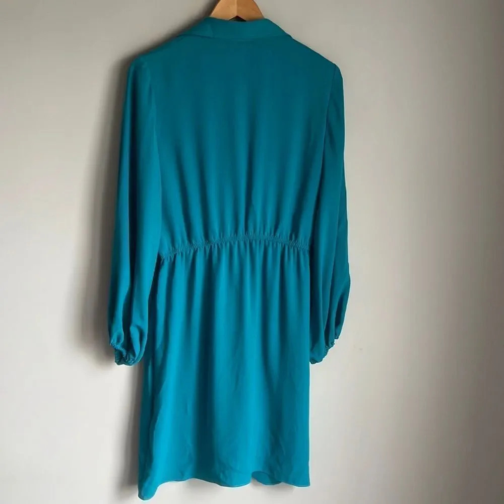 NEW Trina Turk Reverly Surplice Ruffle Dress - Picture 3 of 16